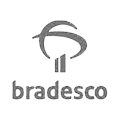 logo bradesco cinza