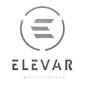 logo elevar cinza